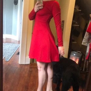 XS Limited formal long sleeved a-line dress.